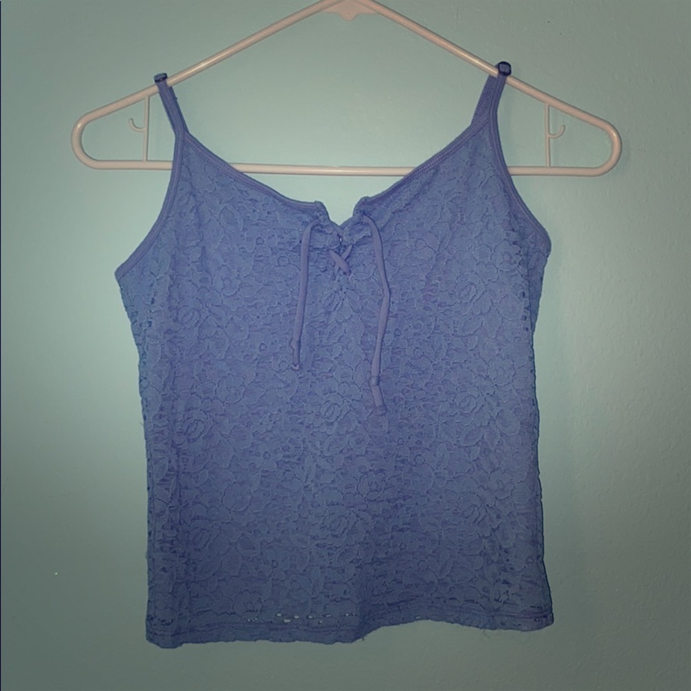 Hollister Lace Purple Tank Top